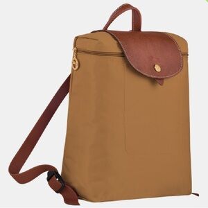 Longchamp Pilage Backback in Fawn - NWT